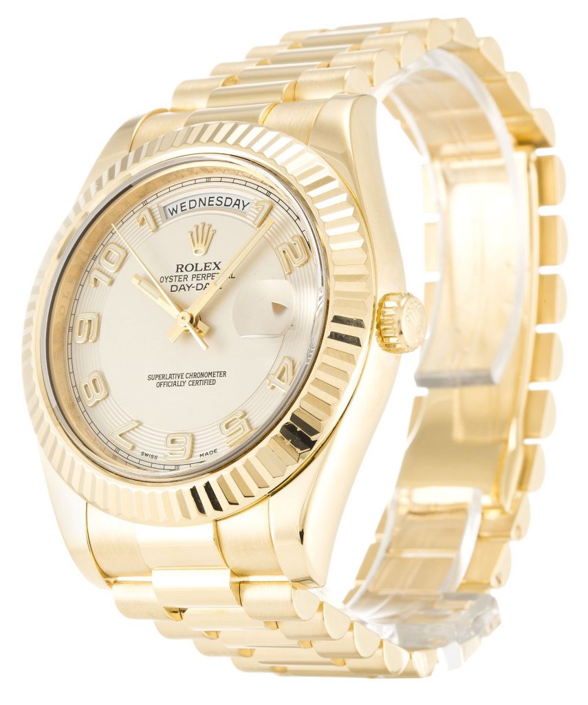 Replica Rolex Day-Date II 41mm Ivory Dial 218238 - United Luxury