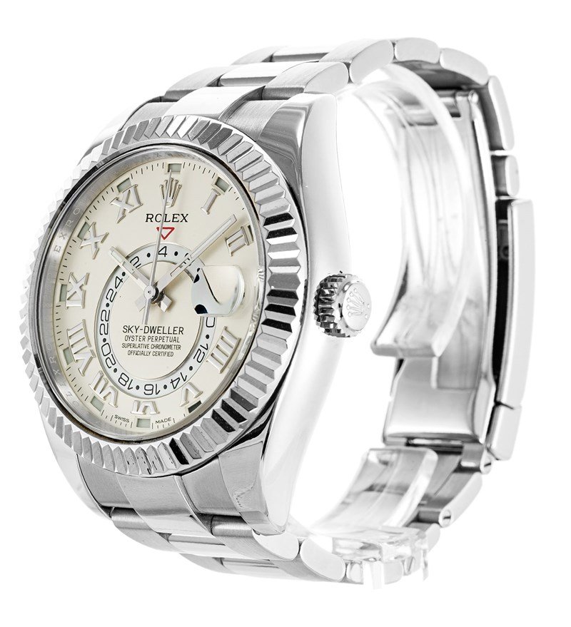 Replica Rolex Sky-Dweller 42mm Silver Dial 326939 - United Luxury