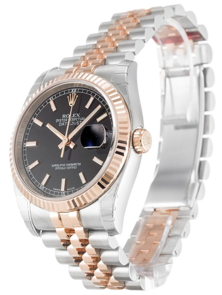Replica Rolex Lady-Datejust 36mm Rose Dial 179171 - United Luxury