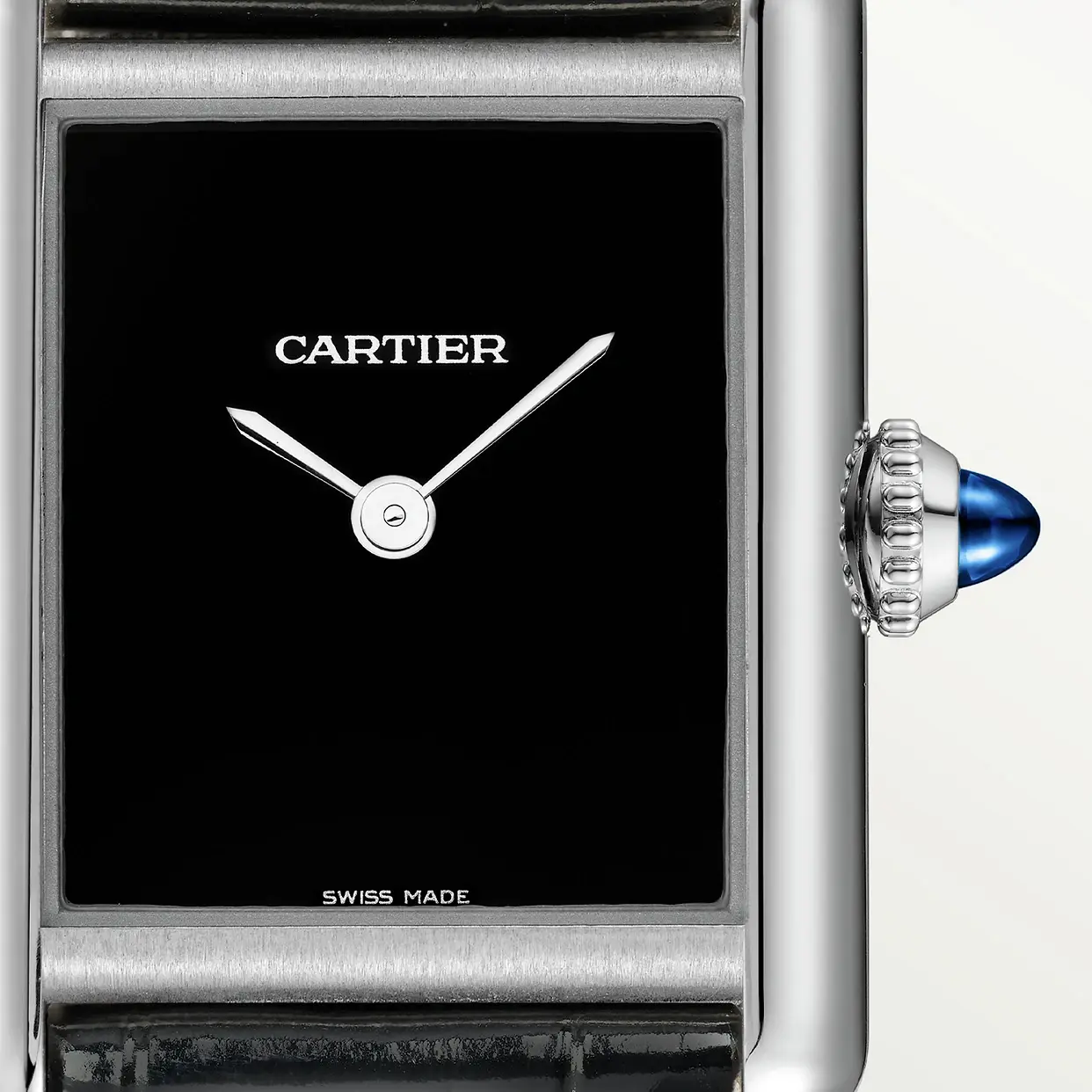 Cartier Tank Must Watch Small Model Black WSTA0071 - United Luxury