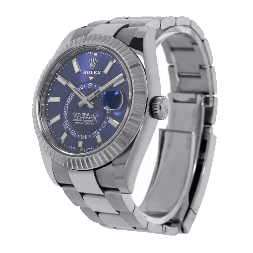 Rolex Sky-Dweller Blue Dial Stainless Steel 326934-0003 Oyster Replica - United Luxury