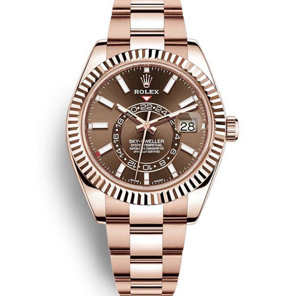 Replica Rolex Sky-Dweller 42mm Chocolate Dial 326935 - United Luxury