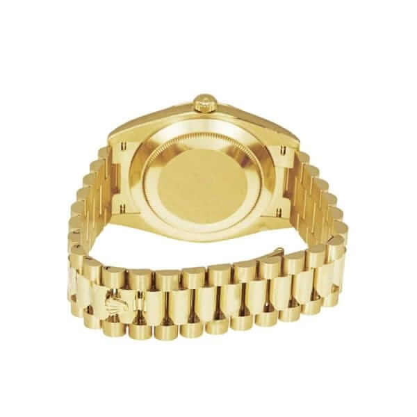 Rolex Day-Date 228398TBR Yellow Gold & Diamonds Black Dial Replica - United Luxury