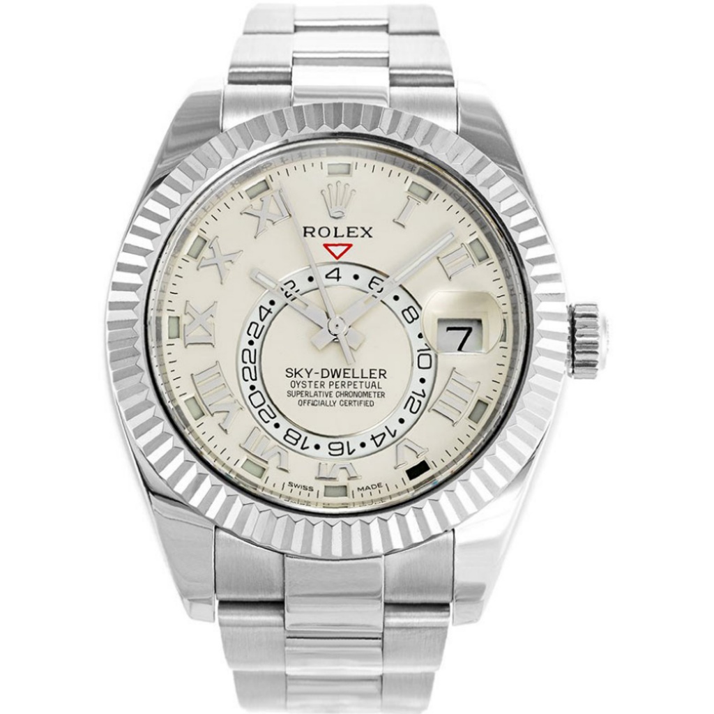 Replica Rolex Sky-Dweller 42mm Silver Dial 326939 - United Luxury