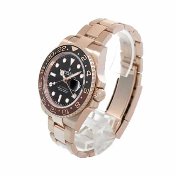 Rolex GMT-Master II 126715CHNR-0001 Rose Gold Automatic Black Dial Oyster Replica - United Luxury