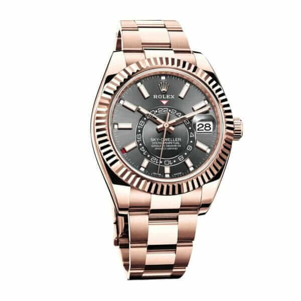 Rolex Sky-Dweller 326935-0007 SRO Automatic Everose Rhodium Dial Oyster Replica - United Luxury