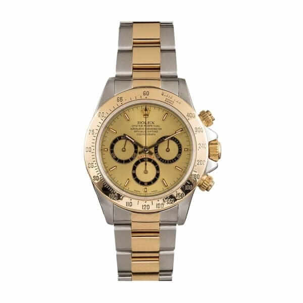 Rolex Daytona Cosmograph Yellow Gold Champagne Dial 16523 Replica - United Luxury