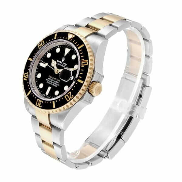 Rolex Sea-Dweller Two Tone Black Dial 126603-0001 Oyster Replica - United Luxury