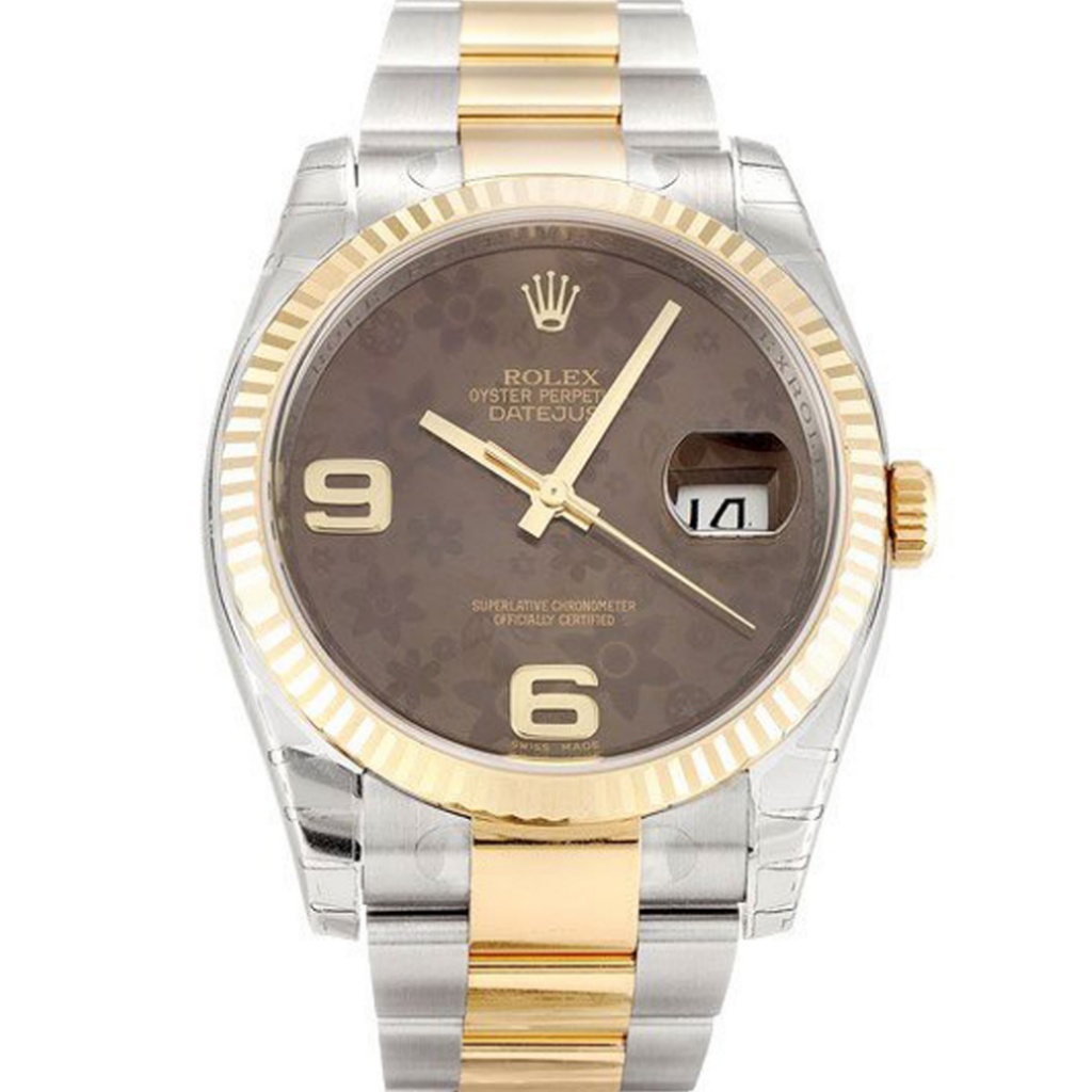 Replica Rolex Datejust 36mm Floral Dial 116233 - United Luxury