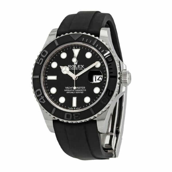Rolex Yacht-Master 226659 White Gold Automatic Rubber Black Dial Replica - United Luxury