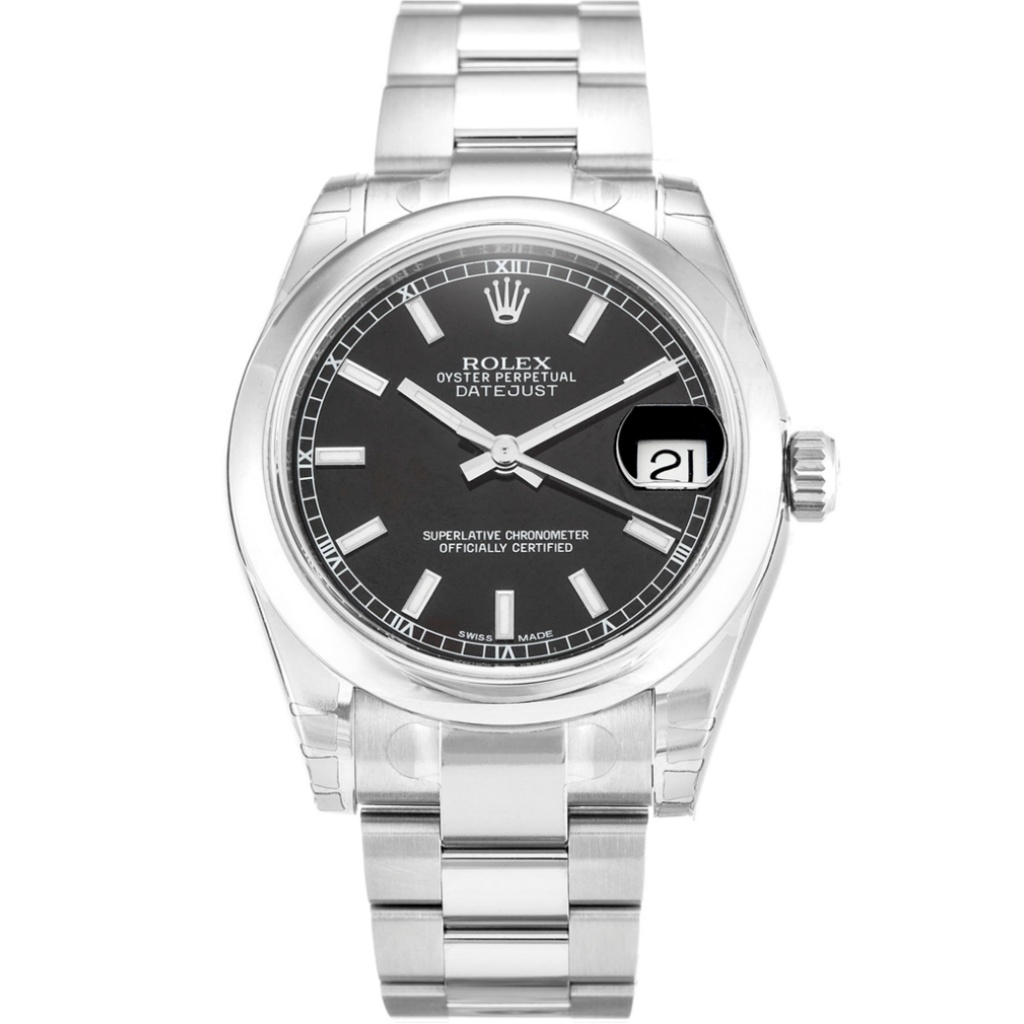 Replica Rolex Lady-Datejust 31mm Black Dial 178240-2 - United Luxury