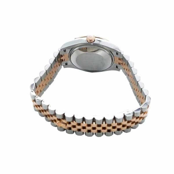 Rolex Datejust 278341RBR Everose Gold and Chocolate with Diamond Dial Jubilee Replica - United Luxury