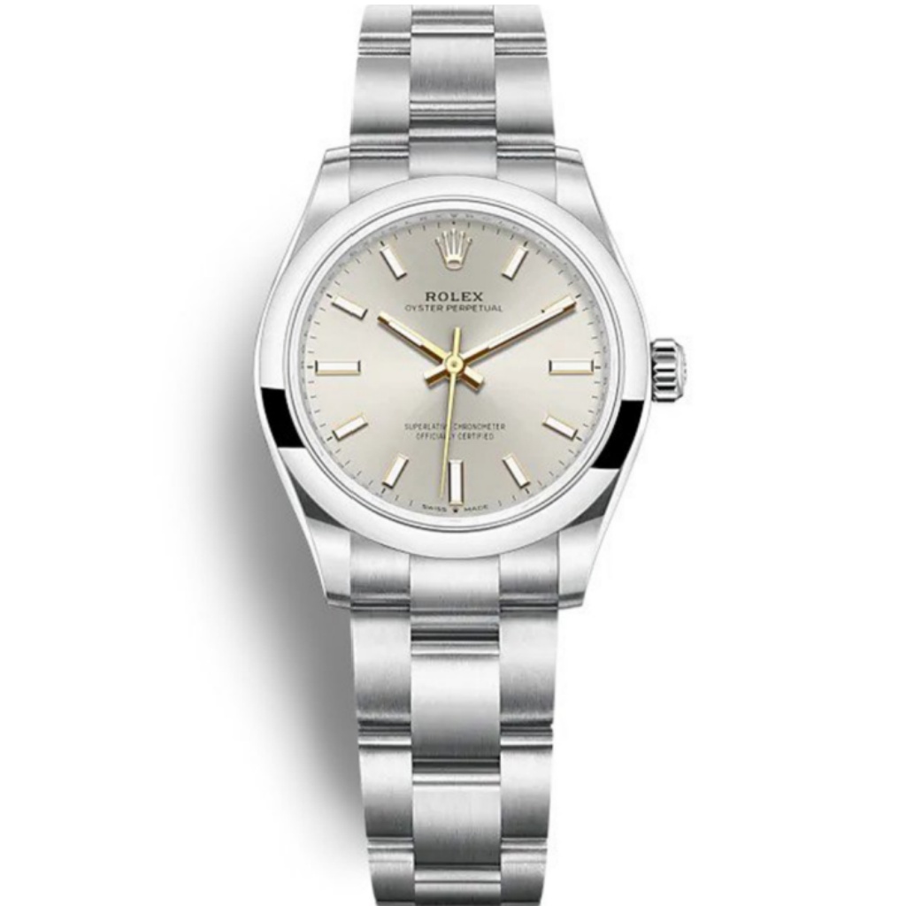 Replica Rolex Oyster Perpetual Lady 31mm Silver Dial 277200 - United Luxury