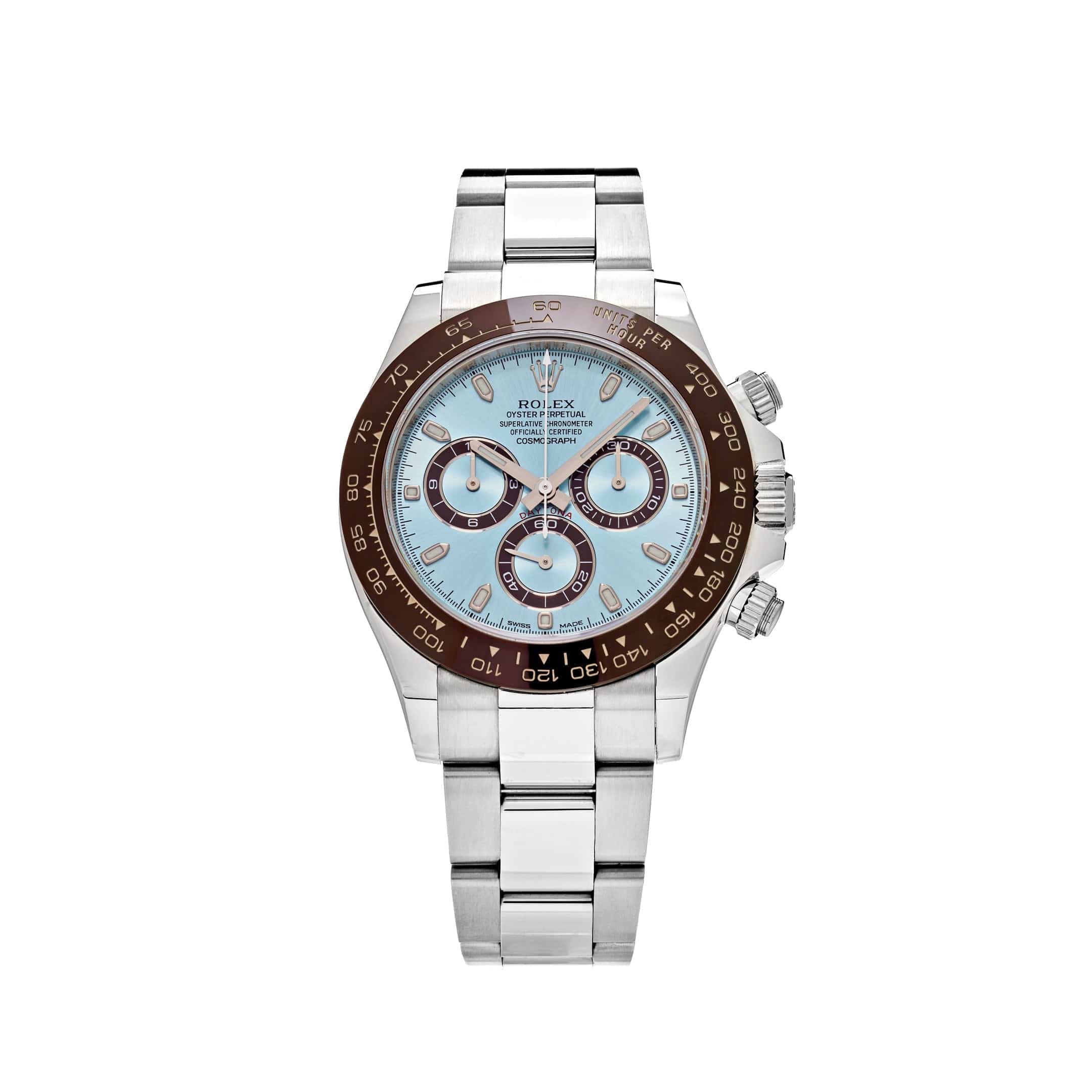 Daytona 126506 Platinum Ice Blue Baguette Dial (2024) - United Luxury