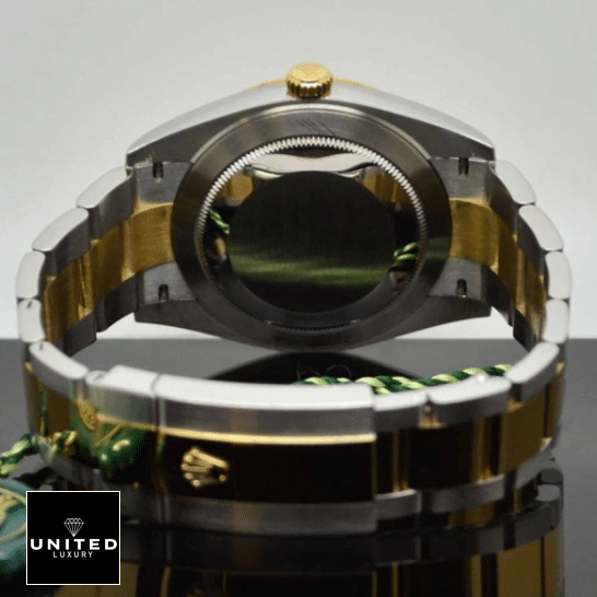 Rolex Datejust 126333 Two Tone Bracelet Replica Fold Clasp on the Rolex Logo