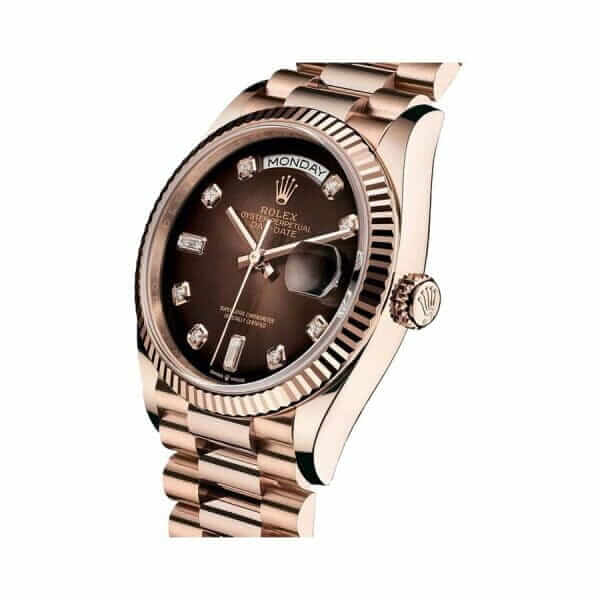 Rolex Day-Date 128235-0037 Brown Ombre Dial Replica - United Luxury