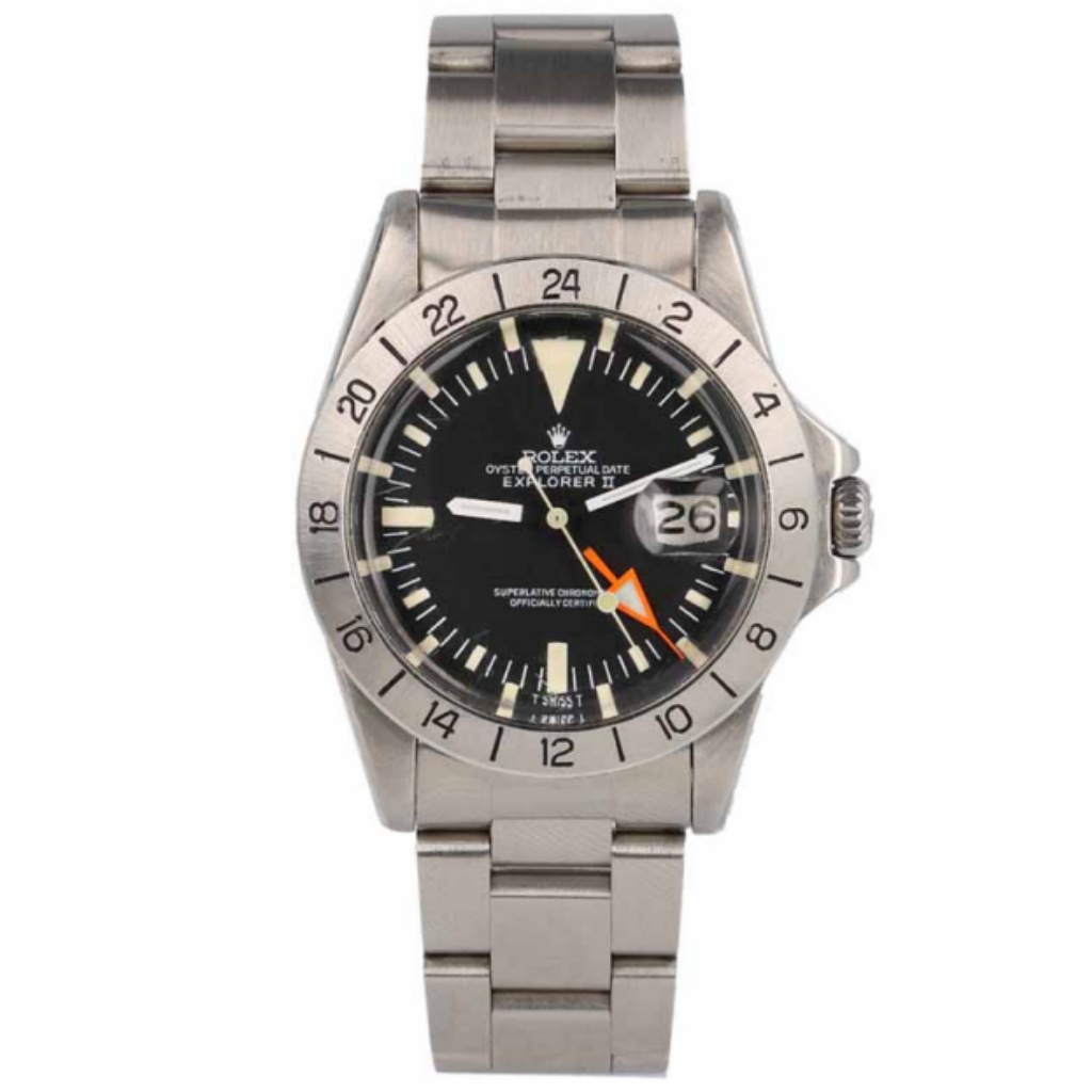 Rolex Explorer II 1655 (Antique) Black Dial WARO025 Oyster Replica - United Luxury