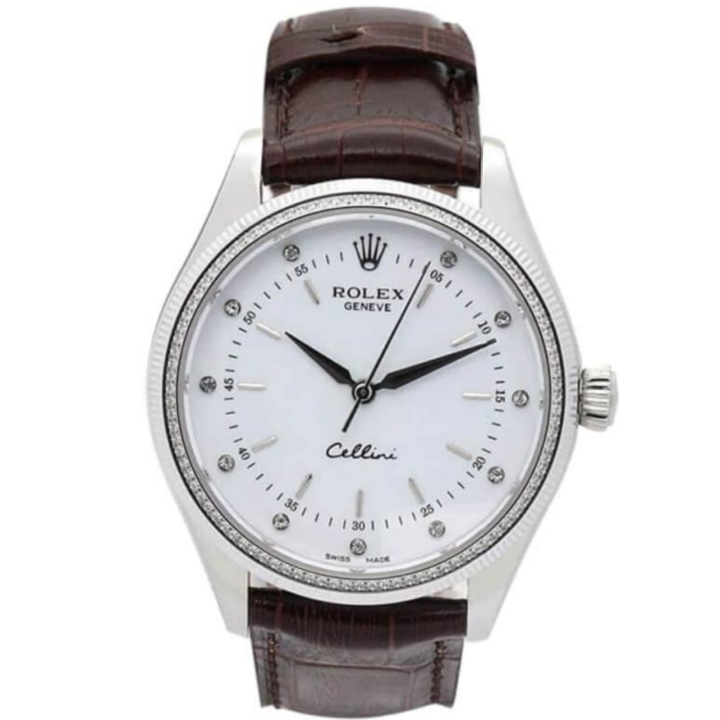 Rolex Cellini Danaos 4233 White Dial Replica - United Luxury