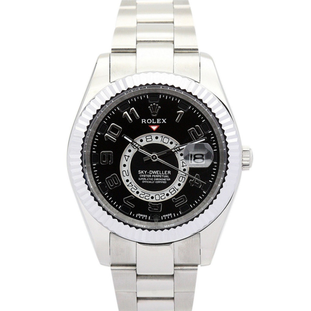 Replica Rolex Sky-Dweller 42mm Black Dial 326938 - United Luxury
