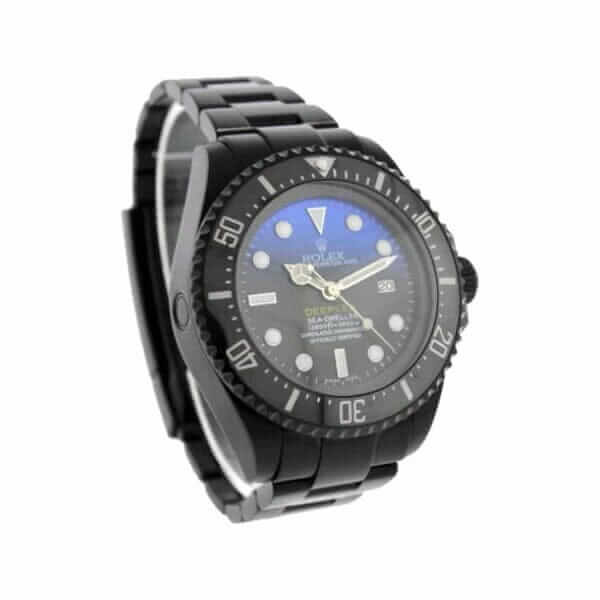 Rolex Deepsea Sea-Dweller Black PVD 116660 D-Blue Oyster Replica - United Luxury