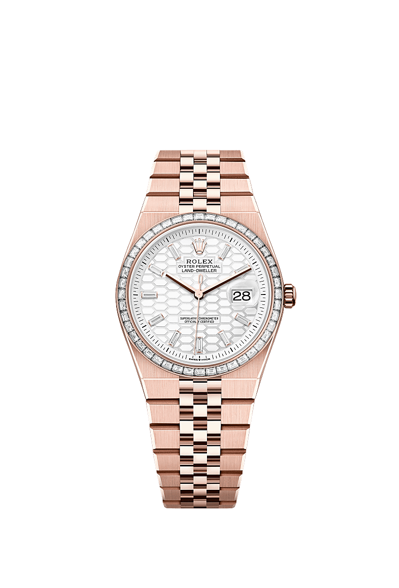 Land-Dweller 36 Everose gold and diamonds - United Luxury