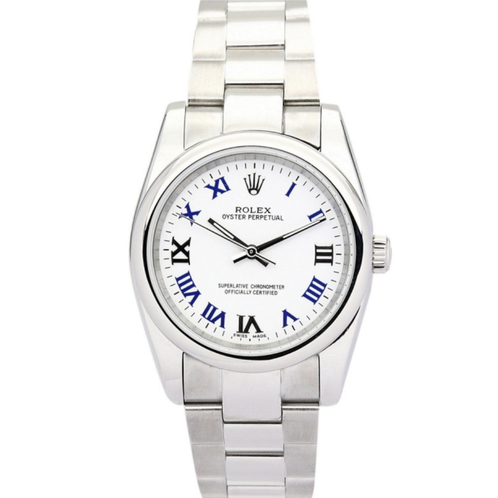Replica Rolex Oyster Perpetual Lady 31mm White Dial 177200 - United Luxury