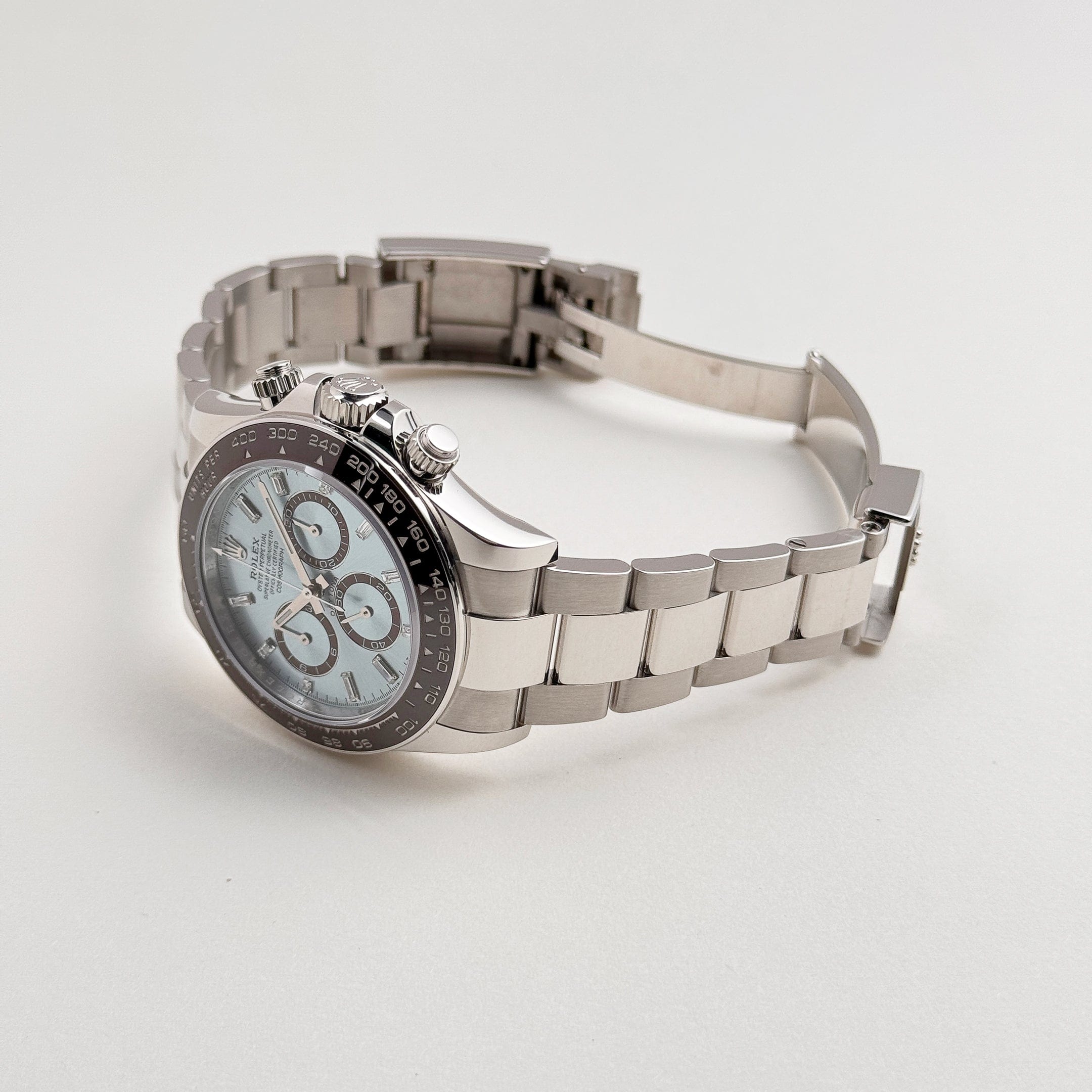 Daytona 126506 Platinum Ice Blue Baguette Dial (2024) - United Luxury