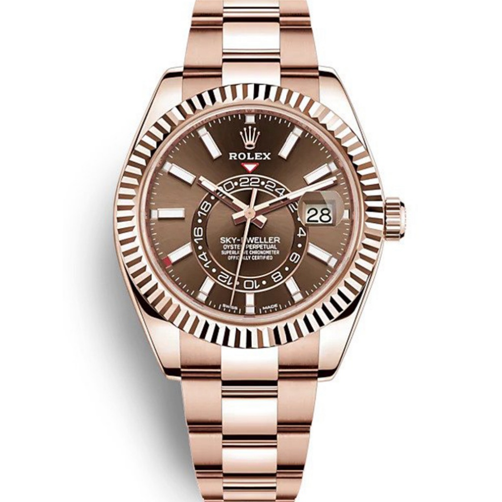 Superclone Rolex Sky-Dweller 42mm Chocolate Dial 326935 - United Luxury