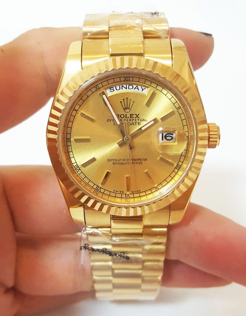 Replica Rolex Day-Date 36mm Champagne Dial 1803 - United Luxury