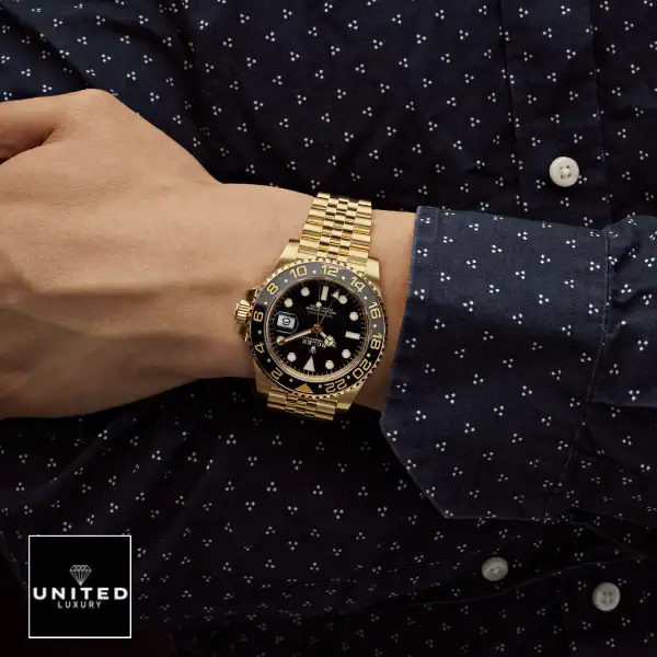 rolex gmt master ii gold