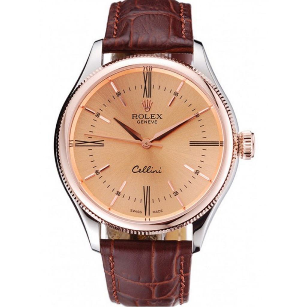 Replica Rolex Cellini 40mm Orange Dial 622840 - United Luxury