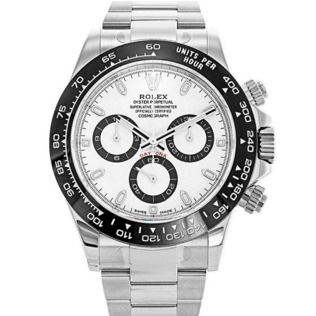 Superclone Rolex Daytona 40mm White Dial 116500LN - United Luxury