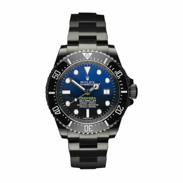 Rolex Deepsea Sea-Dweller Black PVD 116660 D-Blue Oyster Replica - United Luxury