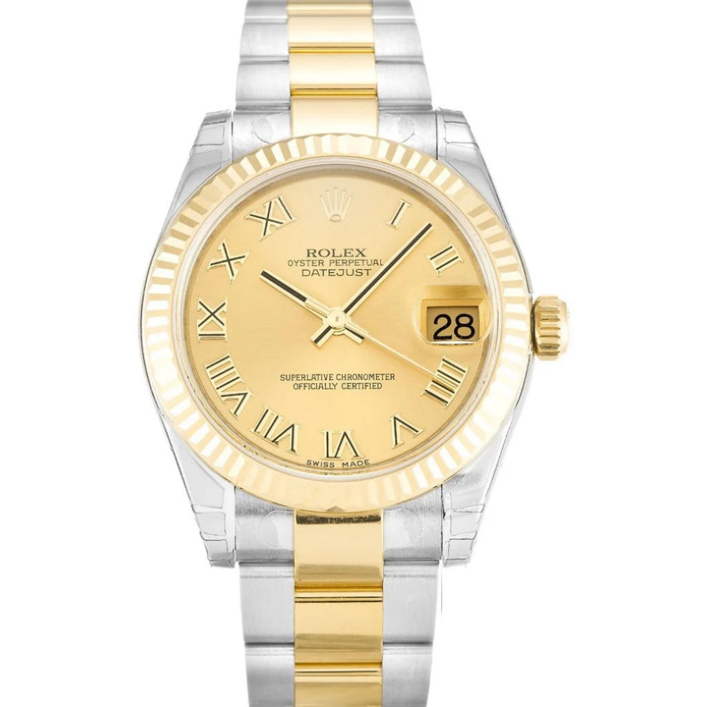 Replica Rolex Lady-Datejust 31mm Champagne Dial 178273-2 - United Luxury