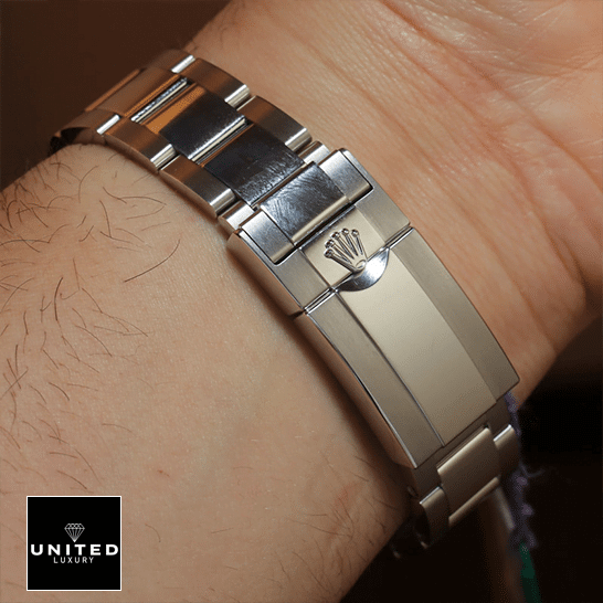 Rolex Daytona Platinum S.Steel Oyster Bracelet Fold Clasp on the Rolex Logo 116506-0001 Replica