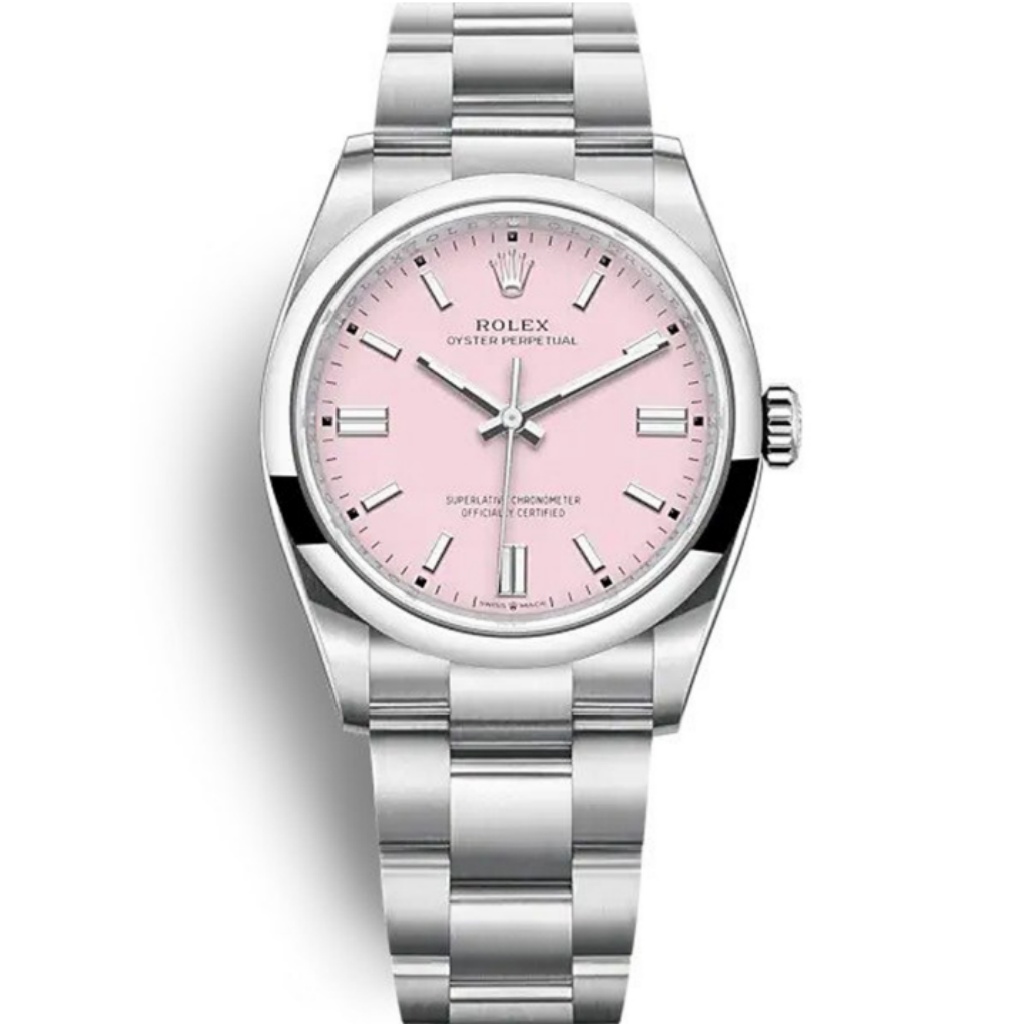 Replica Rolex Oyster Perpetual Lady 36mm Candy Pink Dial 126000 - United Luxury