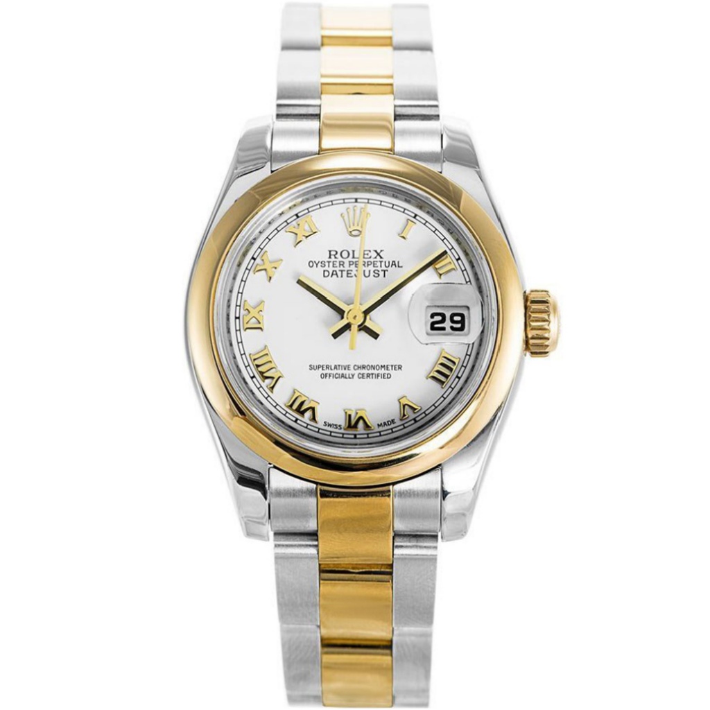 Replica Rolex Datejust 26mm White Dial 179163 - United Luxury