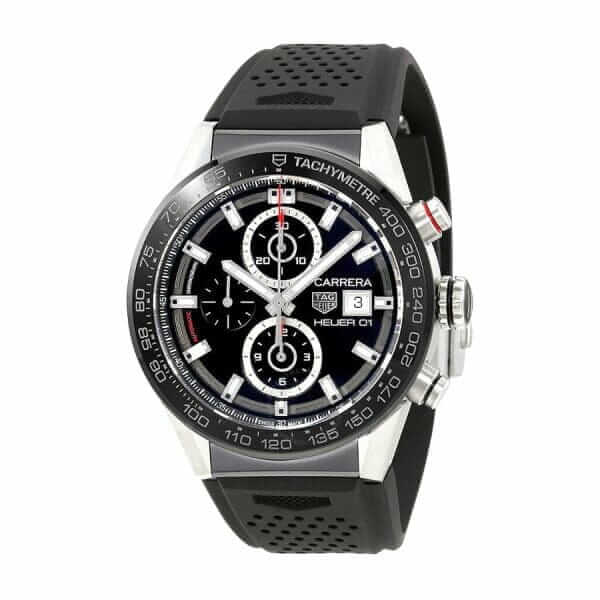 TAG Carrera Black Rubber Replica - United Luxury