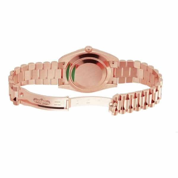 Rolex Day-Date 228235 KW Rose Gold White Dial Replica - United Luxury