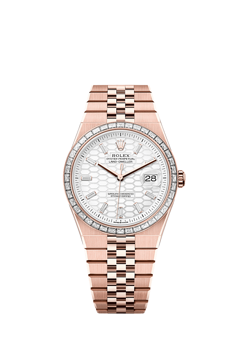 Land-Dweller 40 Everose gold and diamonds - United Luxury