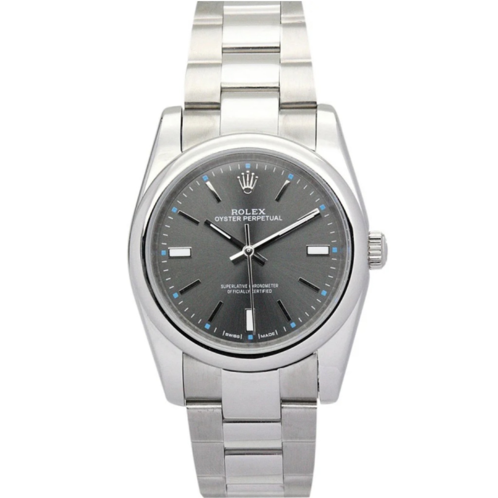 Replica Rolex Oyster Perpetual Lady 31mm Black Dial 177200-2 - United Luxury