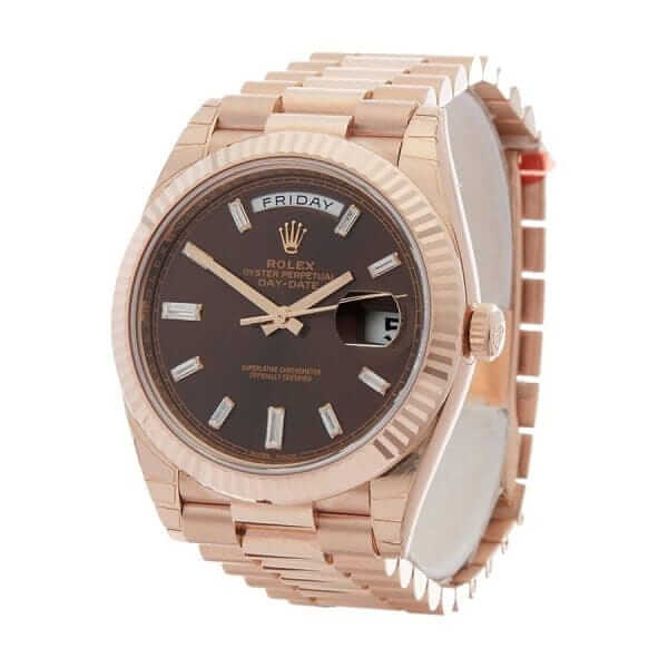 Rolex Day-Date 228235 Chocolate Replica - United Luxury