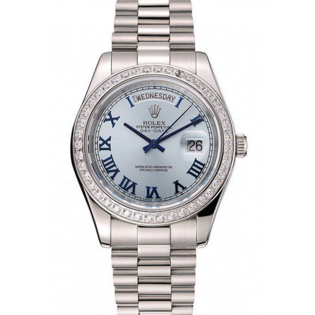 Superclone Rolex Day-Date 41mm Blue Dial 1453962 - United Luxury