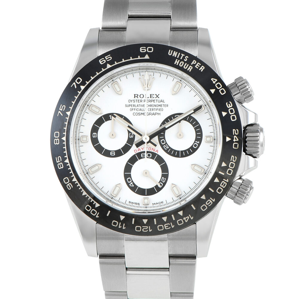 Daytona 116500 LN Ceramic PANDA White Steel 40mm BOX Movement 4130 - United Luxury