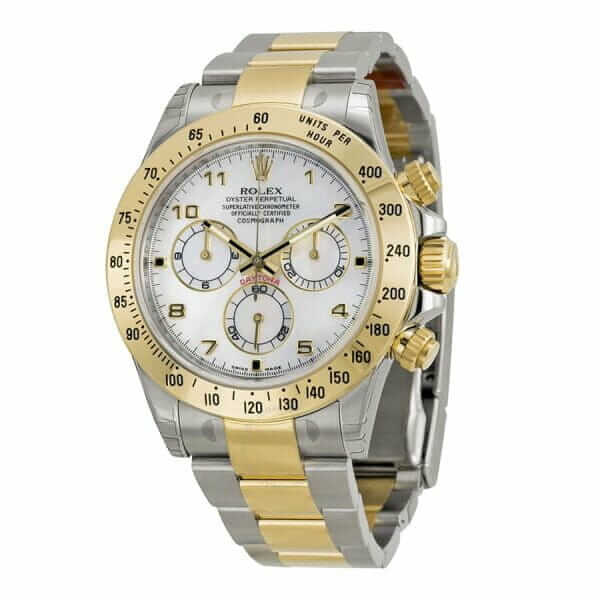 Rolex Daytona Two Tone White Dial 116523 Replica - United Luxury