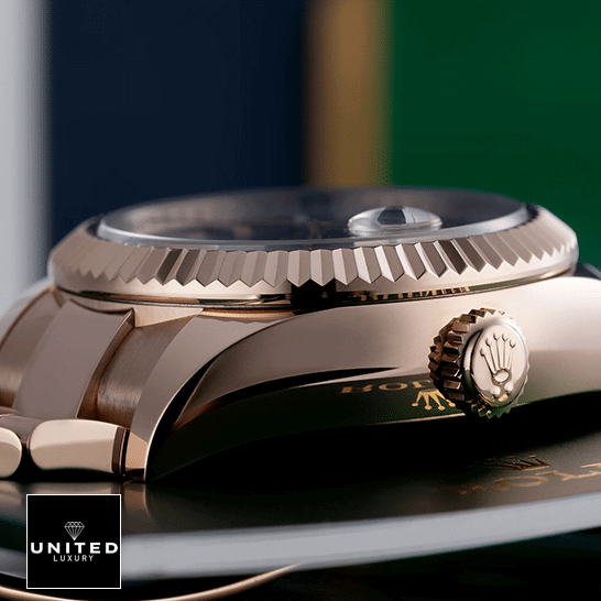 Rolex Sky-Dweller 326935-0007 Rose Gold Case & Crown Pusher Replica