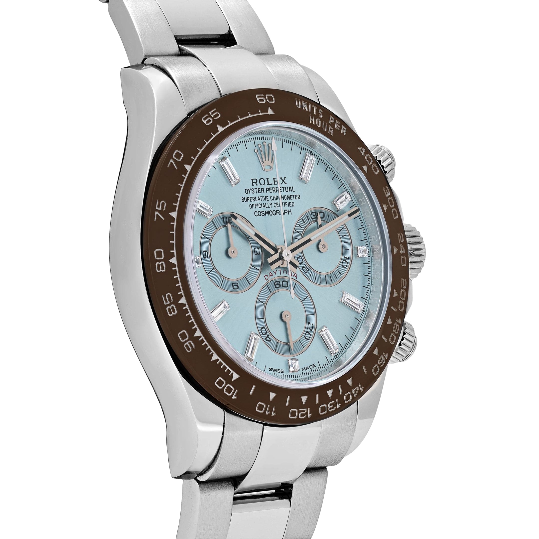 Daytona 126506 Platinum Ice Blue Baguette Dial CAL. 4131 - United Luxury