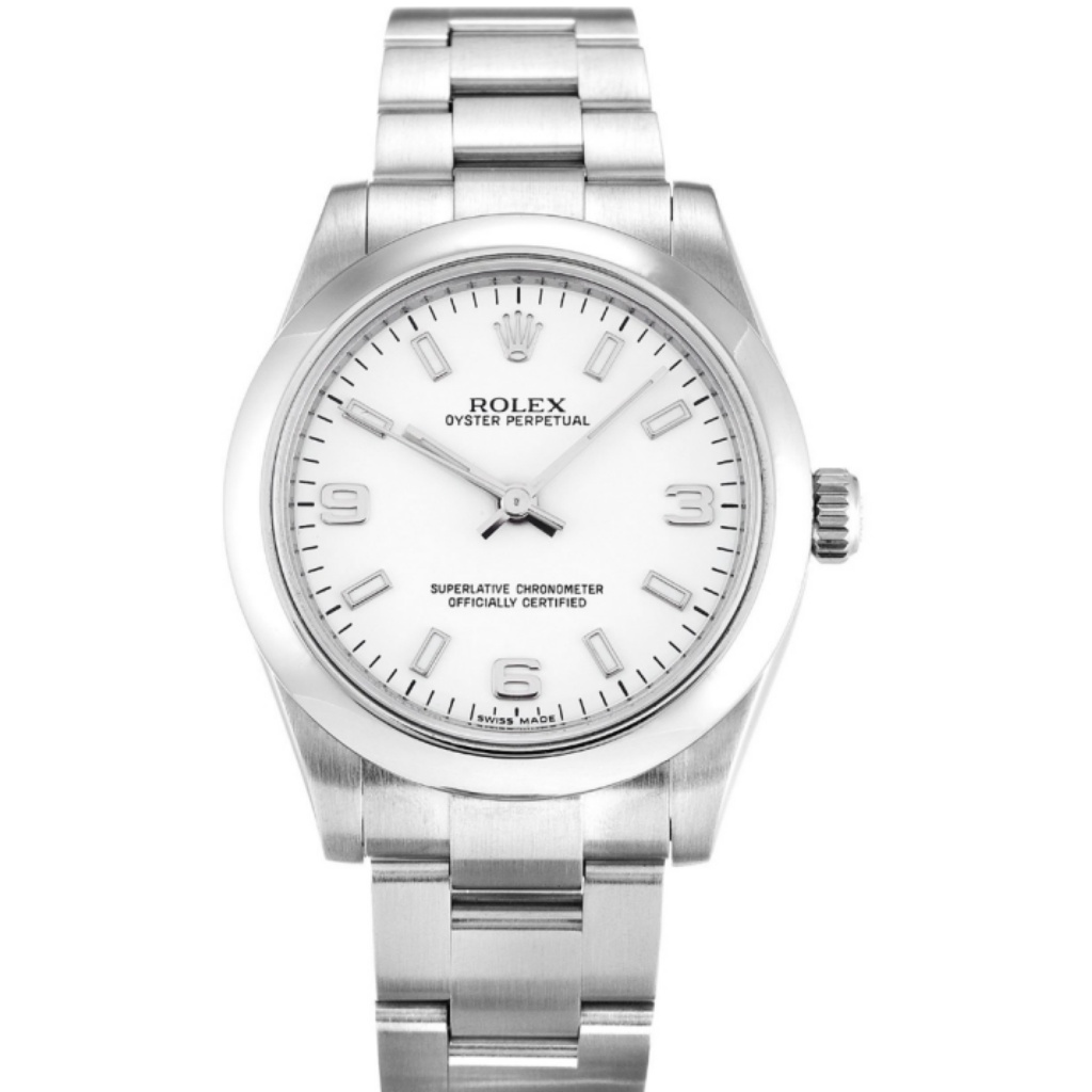 Replica Rolex Oyster Perpetual Lady 26mm White Dial 176234 - United Luxury