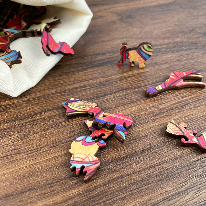 Holzpuzzle „Erde“