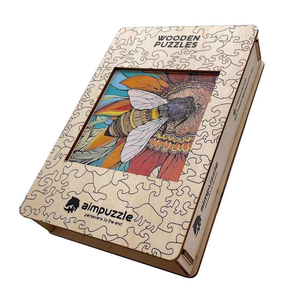 Holzpuzzle „Biene“